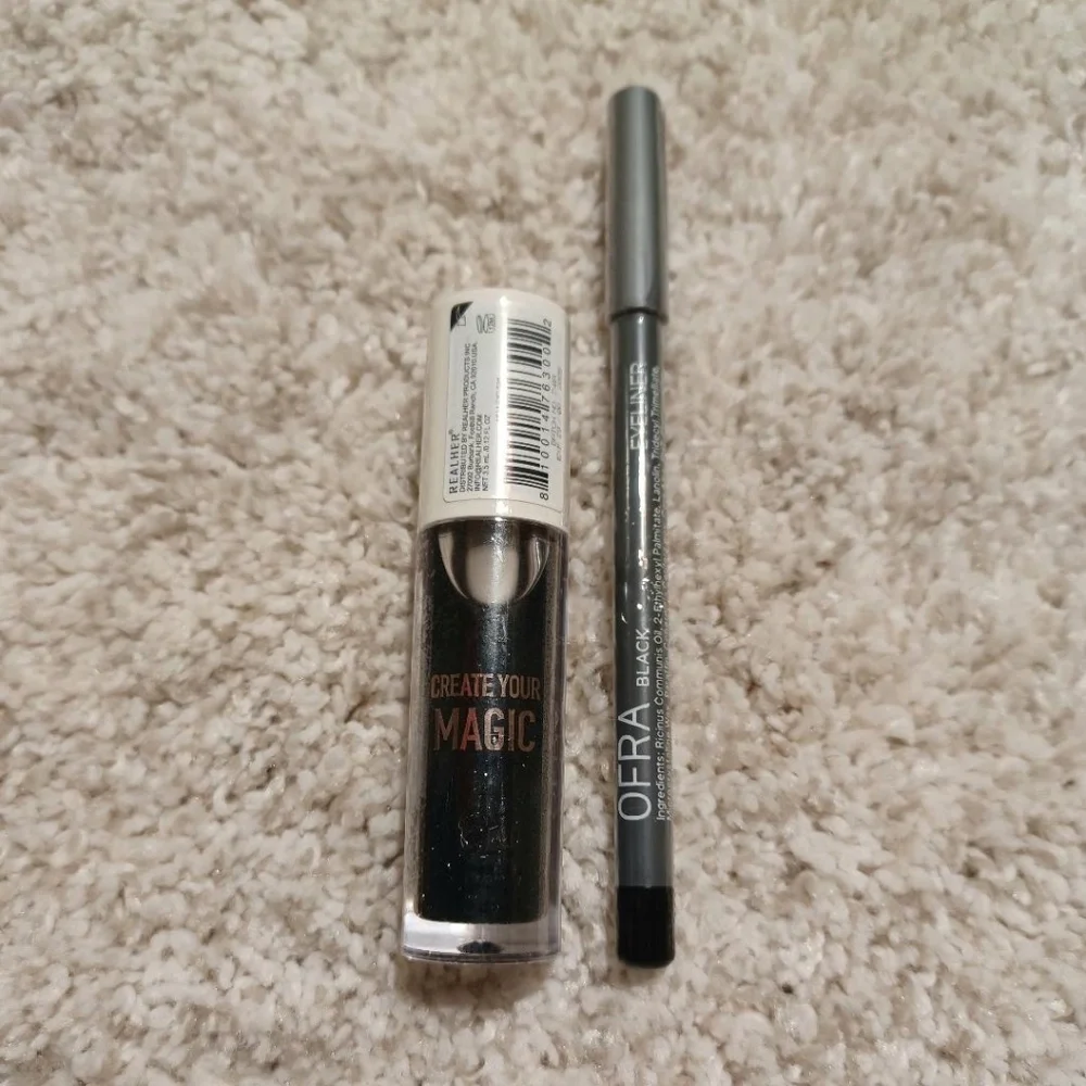 REALHER NEW Magic Black to Pink Lip Stain & NEW FREE OFRA Black Liner